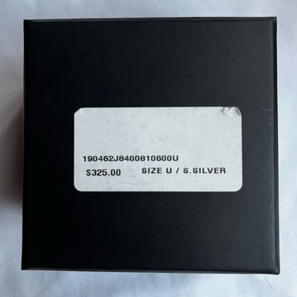 New Authentic Gucci 16” silver interlocking toggle bar Double G necklace - Picture 13 of 14